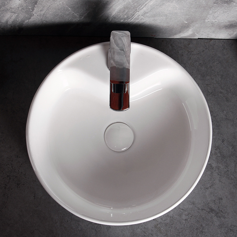 Guangdong Chaozhou ronda mesa cuadrada cuenca Foshan arte de cerámica cuenca lavabo de cerámica fábrica al por mayor