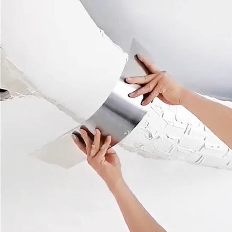 Espadrillas de arco circulares de alta elasticidad, raspadores de raspadores de arco cilíndrico, raspadores de acero, raspadores de cuchillo gris al por mayor