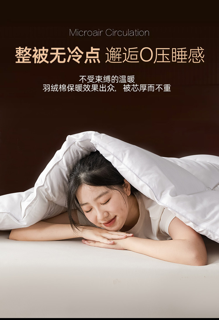 冬季酒店羽丝绒被芯加厚被子民宿四季被春秋被冬被活动礼品被批发