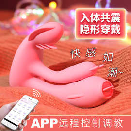 穿戴式远程异地APP夫妻隐形震动蝴蝶性用具学生情 趣用品一件代发