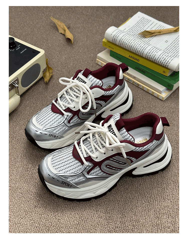 Women's Thick Soled Casual Sports Shoes Versatile Platform Style_voghion.com