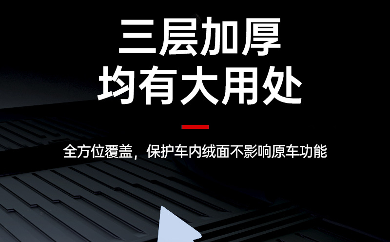 Suitable for the New Version of Tesla Model Y Trunk Mat Tpe Front and Rear Trunk Mat Modified Interior Accessories Wholesale