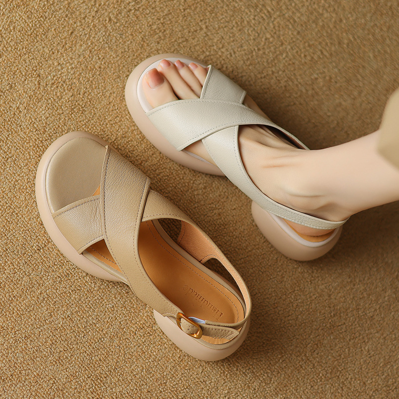 Comfortable casual sandals platform open toe