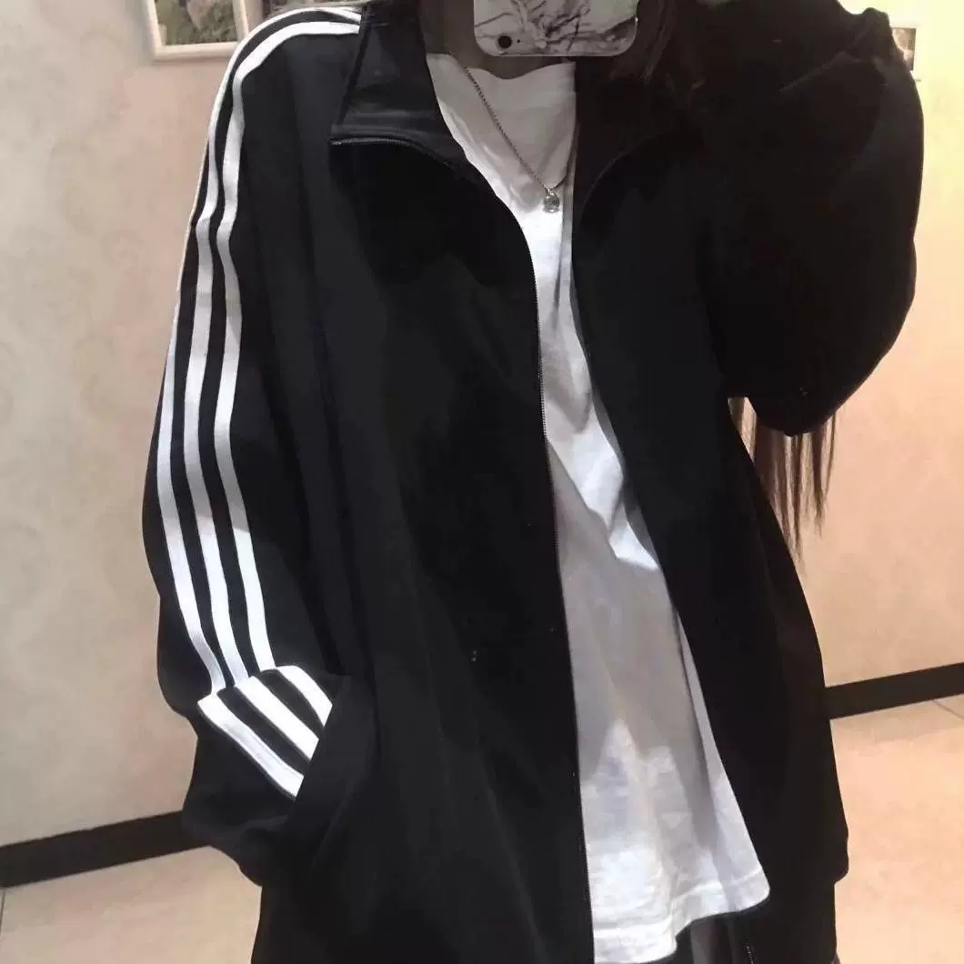 夏季新款立领男士卫衣潮牌百搭条纹帅气学生薄款运动服休闲外套