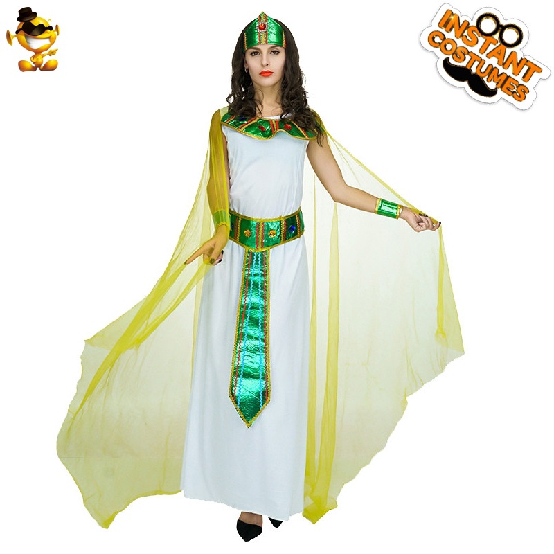 Halloween adulto grandes hombres antiguo faraón egipcio traje grande de las mujeres princesa vestido pareja traje de fiesta