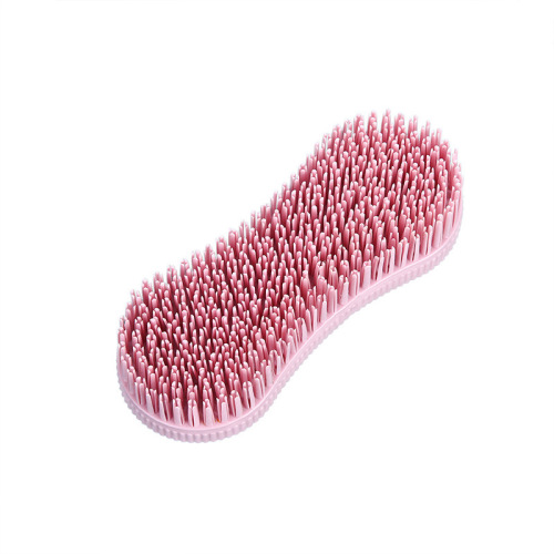 Factory direct sales plastic 8-character laundry brush jeans brush household hard-bristled board brush kitchen cleaning brush source goods
