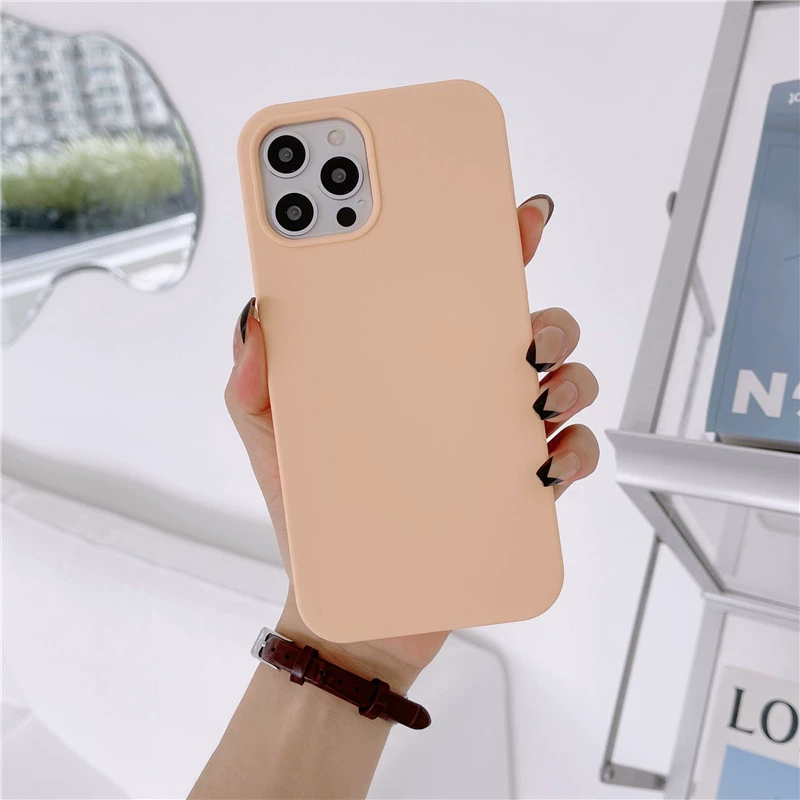 Силиконовый чехол Apple iPhone 12 Pro Max совместимый, мягкое матовое покрытие, многоцветные варианты