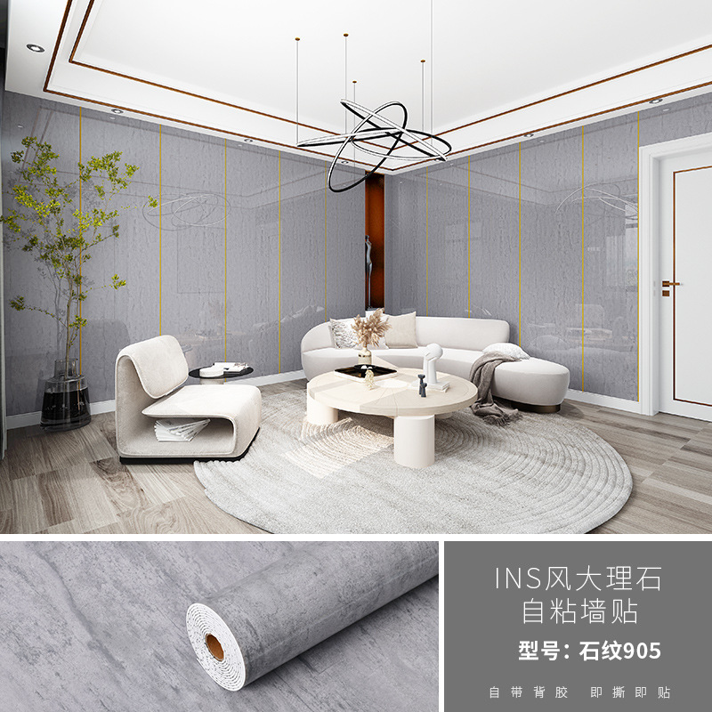 imitación de mármol azulejos de pared pegatinas de baño cocina impermeable 3D estereoscópio sala de estar TV fondo papel pintado autoadhesivo