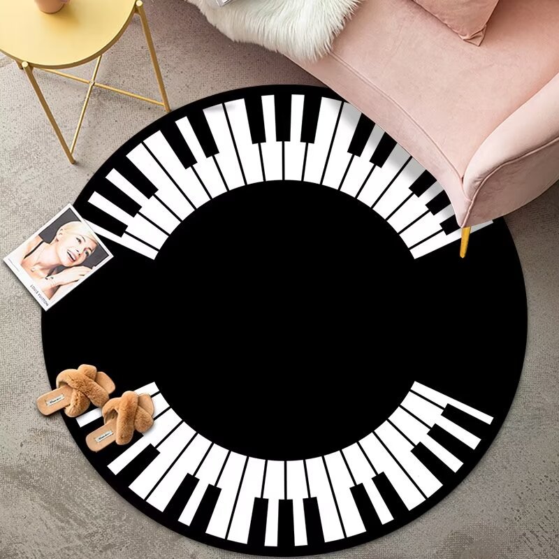 라운드 피아노-크리스탈 벨벳