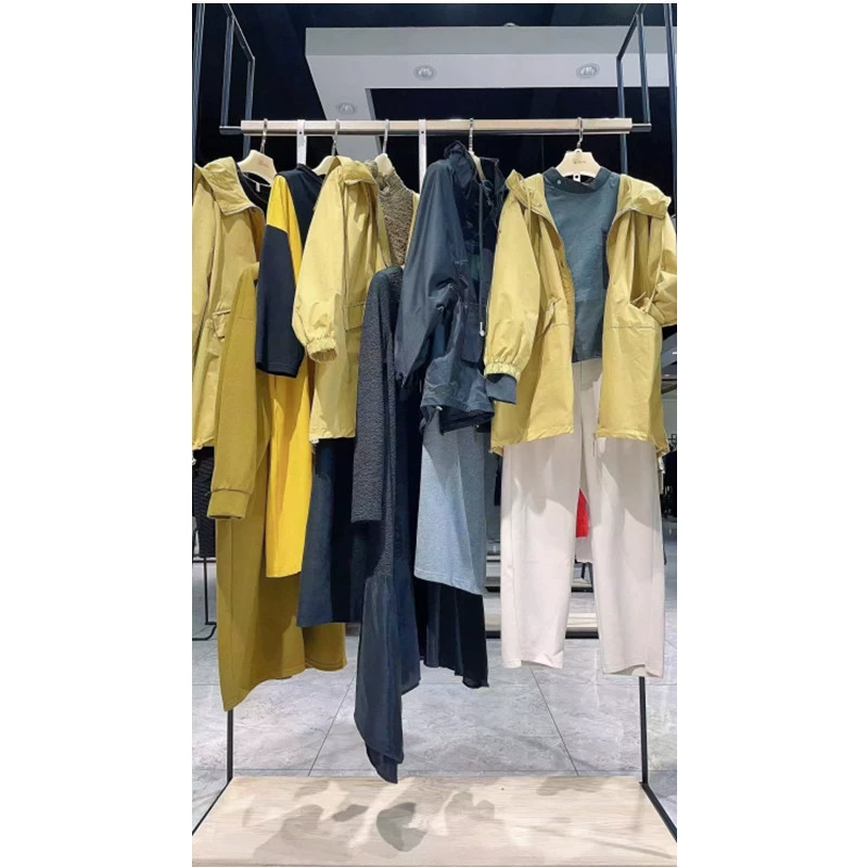 Воротник 2022 осень Гуанчжоу высококачественная модная хлопчатобумажная куртка брюки женская марка скидка женская одежда физические хвосты