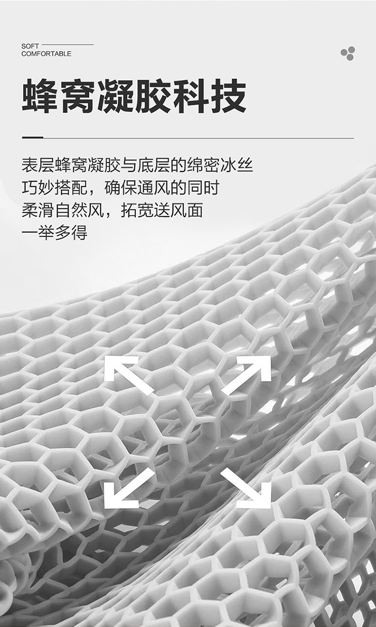 Summer Honeycomb Sedentary Gel Gel Car Waist Breathable Office Children's Cool Mat Waist Cushion Ice Cushion Pillow