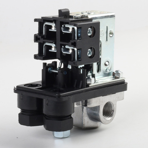 Oil-free silent air compressor air pump accessories automatic pressure switch vertical four-way adjustable pressure outlet cross-border valve