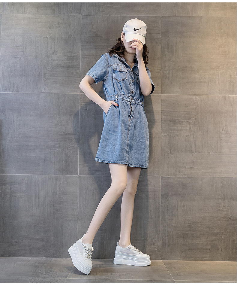 Giày sneaker nữ đế dày lưới thoáng khí tăng chiều cao mùa hè 2026 — M2227 Cam, M2227 Đen, M2227 Trắng chi tiết 24