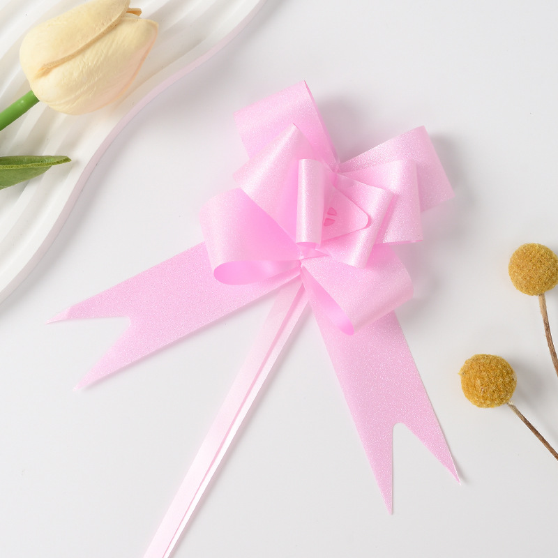 Venta al por mayor medio 30 diamante roto macaron Cristal Arco mano-Tirado flor dibujo vacaciones regalo flor embalaje tirar flor