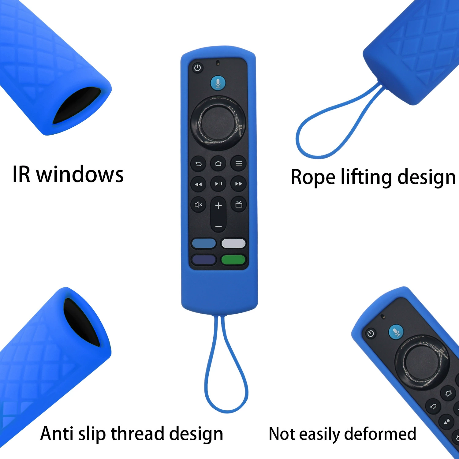 Горячий товар: силиконовый светящийся чехол для пульта Fire TV Stick, легко чистится