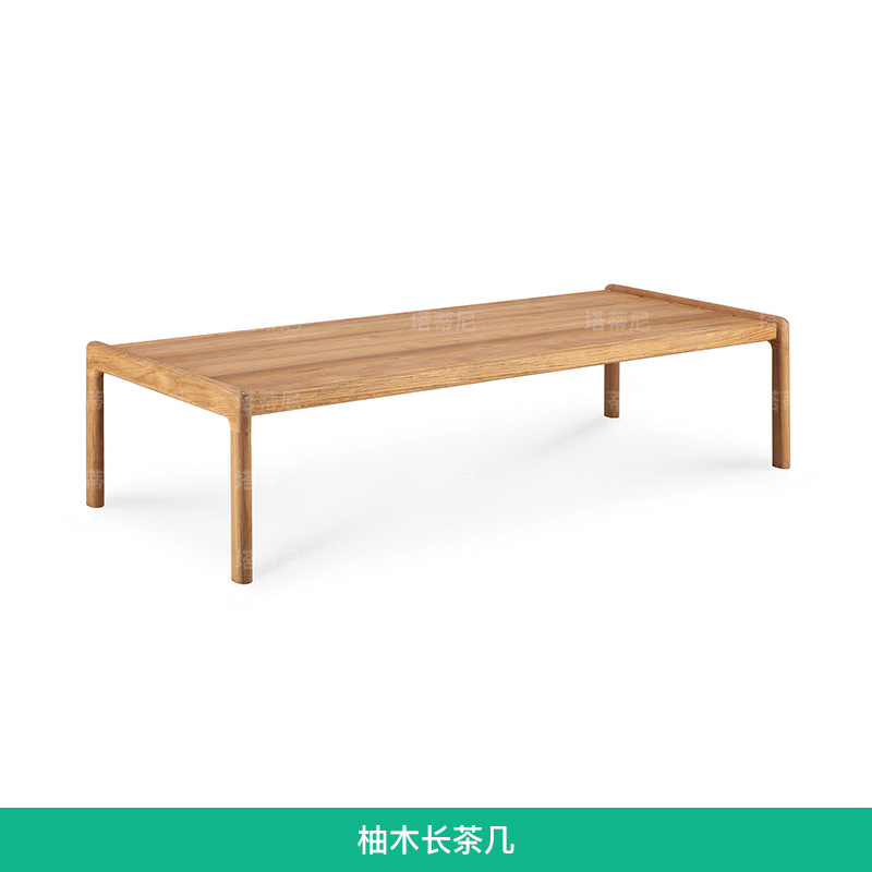 Sofá de teca para exteriores, muebles resistentes a la lluvia para jardín, patio, balcón, terraza de villa, conjunto de sofás de madera maciza para ocio.