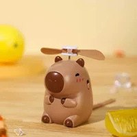 青壹坊 Small handheld summer cartoon air fan