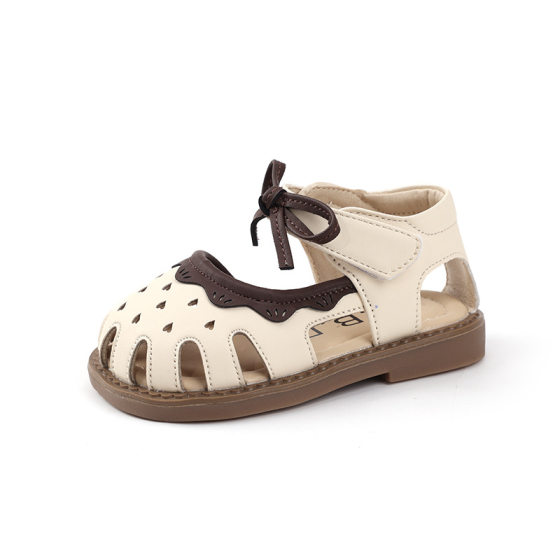 Girls' Fashion Princess Toddler Shoes 2025 Summer New Style Joker Shoes Children's Soft Sole Stylish Beach Shoes Fashion