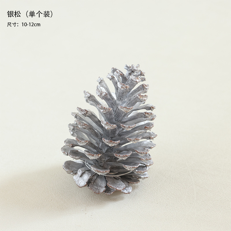 Buscando madera cruzando decoraciones navideñas colgantes de pino natural salvaje guirnaldas de pino material DIY camino de disparo de Navidad