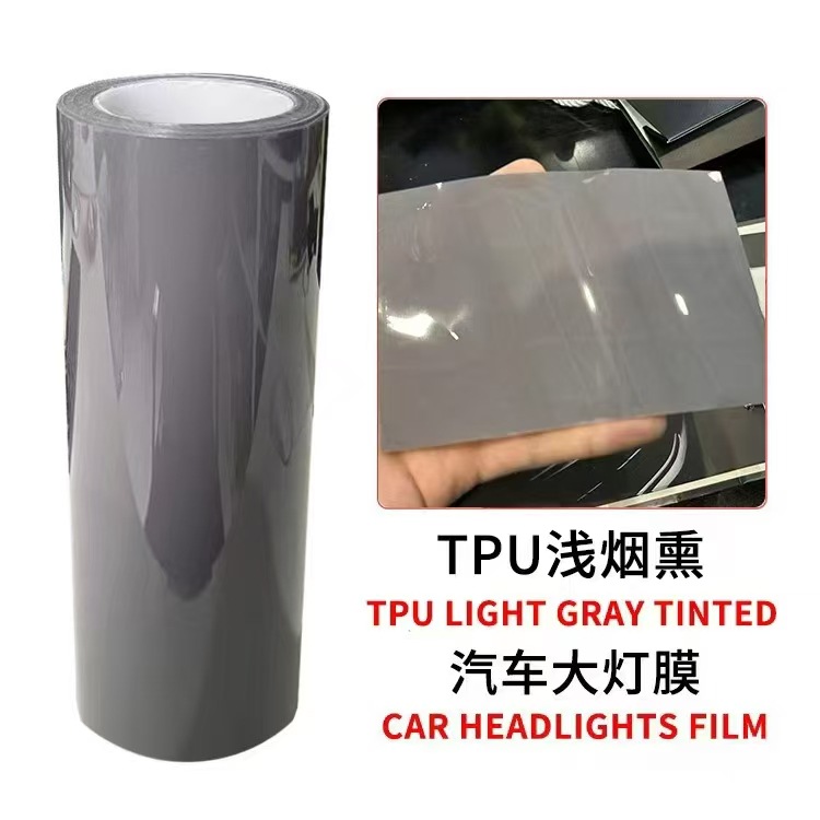 Tpu Headlight Translucent Film Tph Blackened Tail Light Car Light Color Changing Film Front Headlight 6D Headlight Film Car