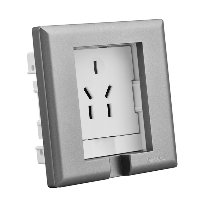 電気技師タイプ 86 家庭用壁スイッチソケットパネル 16A 多穴 1 オープン 5 穴 USB 電源ソケット付き|undefined
