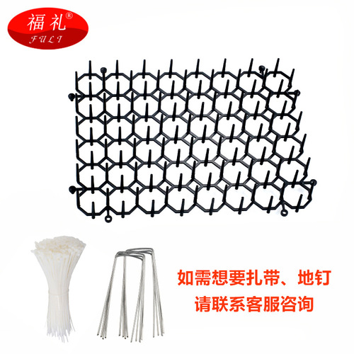 跨境批发驱赶猫垫15*20cm家用花卉驱猫网12支装宠物小型 防猫刺垫