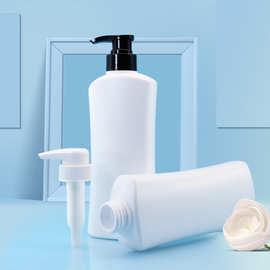500ml 洗发水沐浴露瓶 HDPE洗护二合一塑料按压瓶护发素质包装瓶