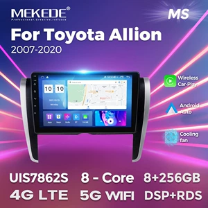 Toyota Allion Premio 260 2007-2020 Toyota Asia Dragon avtomobil naviqatoru üçün uyğundur