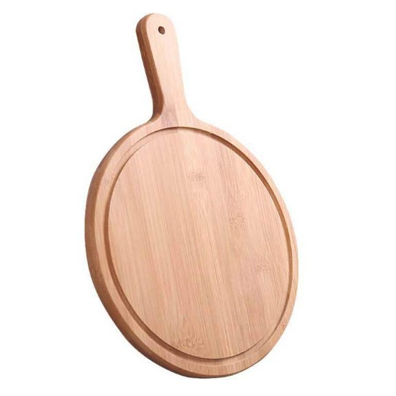 Bandeja de queso transfronteriza Hornear pan comida tablero de pizza de madera bandeja de bambú madera tabla de quesos para niños tabla de quesos