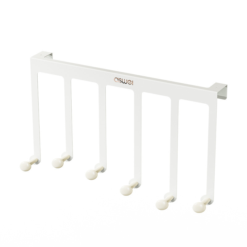 Gancho de la puerta trasera percha de ropa doméstica pared de pared gancho de ropa sin perforación puerta de entrada gancho de fila gancho de ropa gorra al por mayor