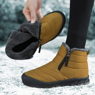秋冬雪地靴款跨境保暖徒步棉鞋防滑耐磨防水加绒户外女鞋棉鞋休闲