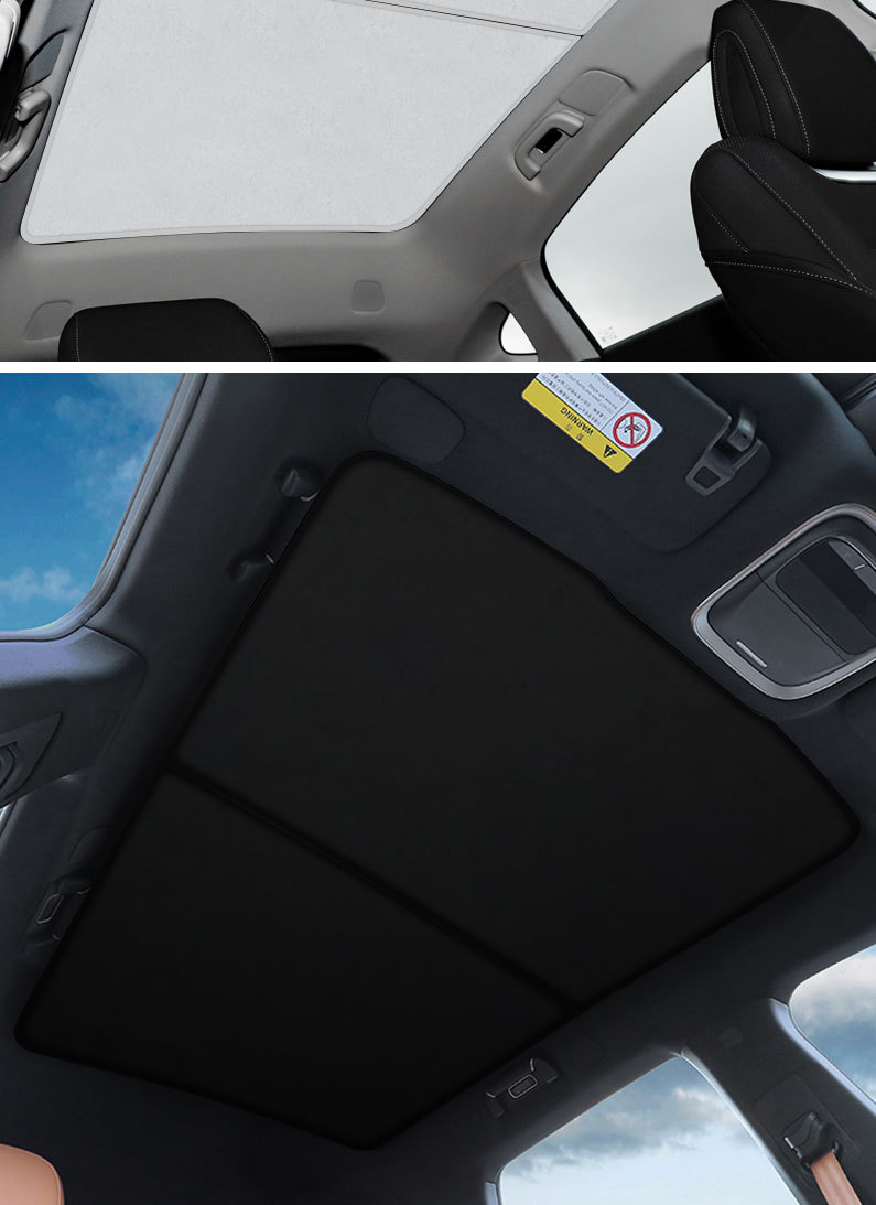 Xiaopeng G6 special factory direct supply ice crystal sunshade curtain sunroof sun protection insulation mesh sunshade car supplies batch