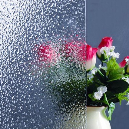 厂家直供3-6mm钻石压花玻璃原片生 产加 工钻石压花玻璃隔热