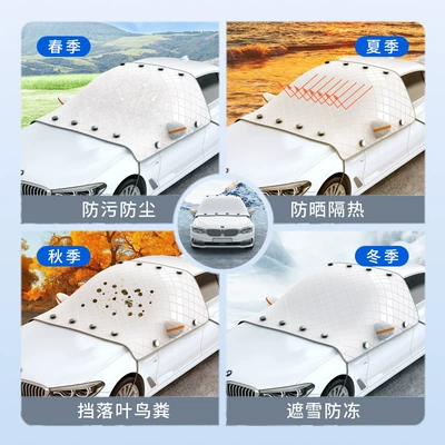 Car snow shield: Thickeneded Magnetic Anti-Frost and Anti-Freeze