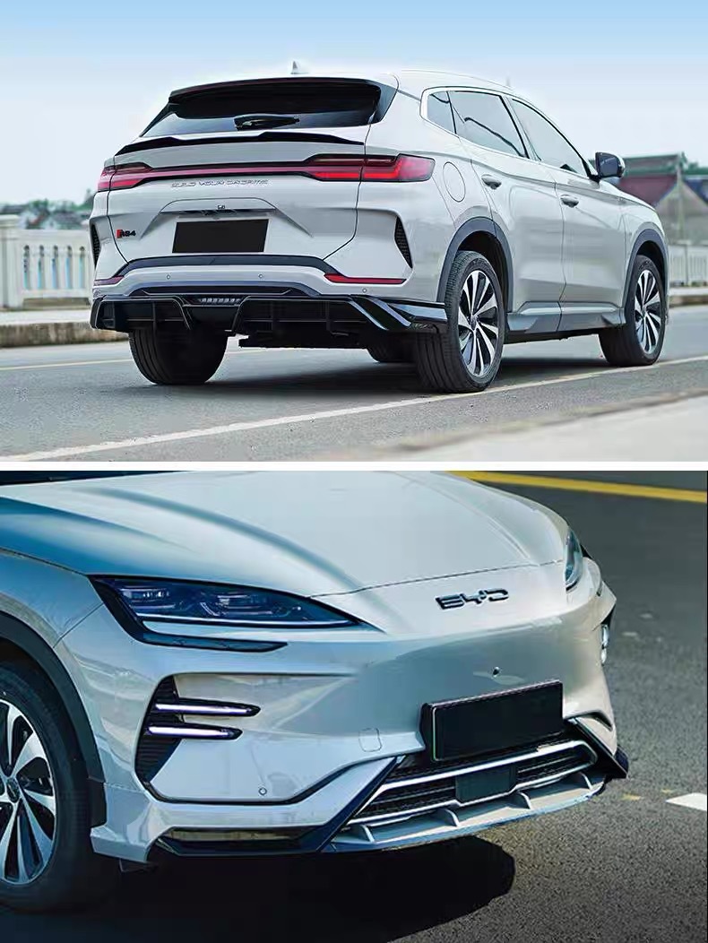 Suitable for 23-25 Byd Song Plus Front Spoiler Modification, Small Body Kit, Rear Diffuser, Rear Wing, Front and Rear Lip