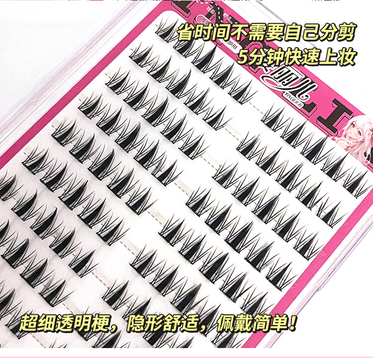 Sakura glue-free Barbie Wild Rabbit eyelash False eyelash for women, natural simulation, large capacity self-adhesive, no need to remove eyelash Application Scenario