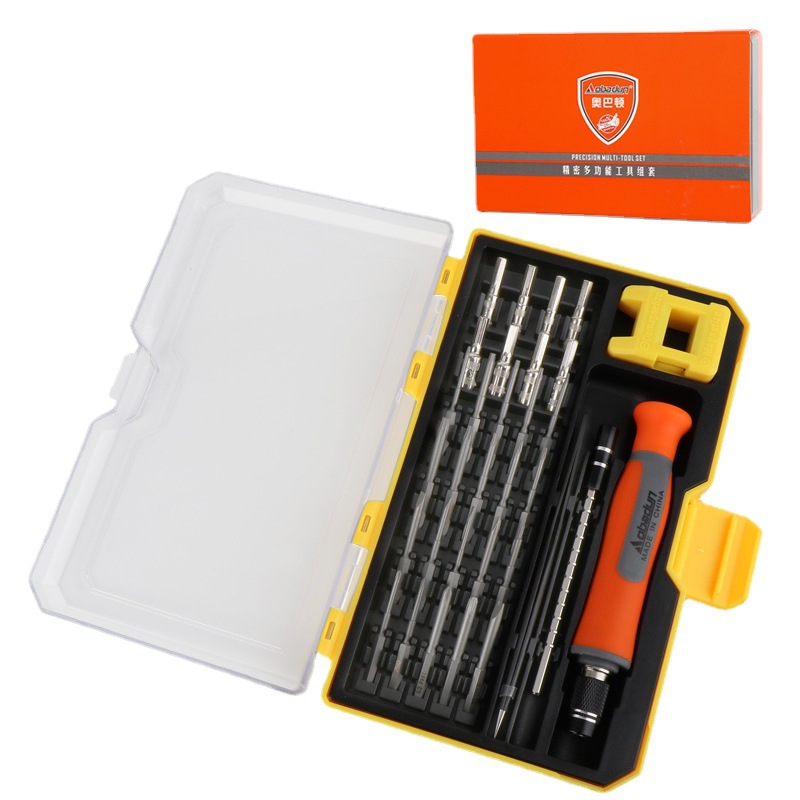 32-en-1 traje de destornillador trinquete telescópico S2 destornillador alargado herramienta de reparación multifunción para gafas de computadora del teléfono móvil