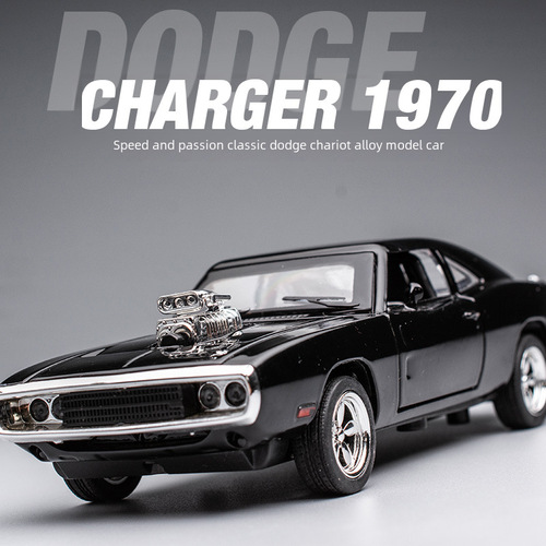 Boxed Build-A-Bear Speed ​​Fast Dodge Challenger 1:32 Alloy Car Model for Children Sports Car Model