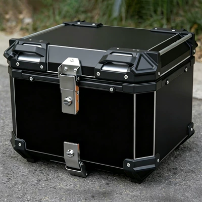 for Electric Vehicles, Motorcycle trunk - 36l-solid-color-model-black-installation-accessories-quick-release-base