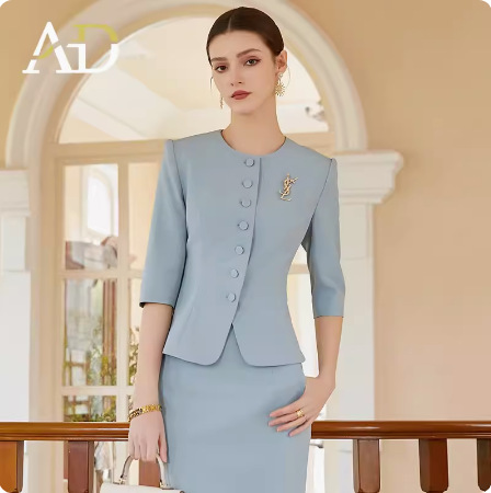 light blue Suit