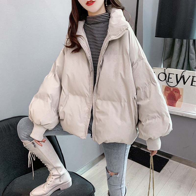 Thickened Cotton Padded Clothes Cotton Padded Clothes Outerwear Women Winter New Korean Version Loose And Thin Student Versatile Bread Clothes Women Fashion