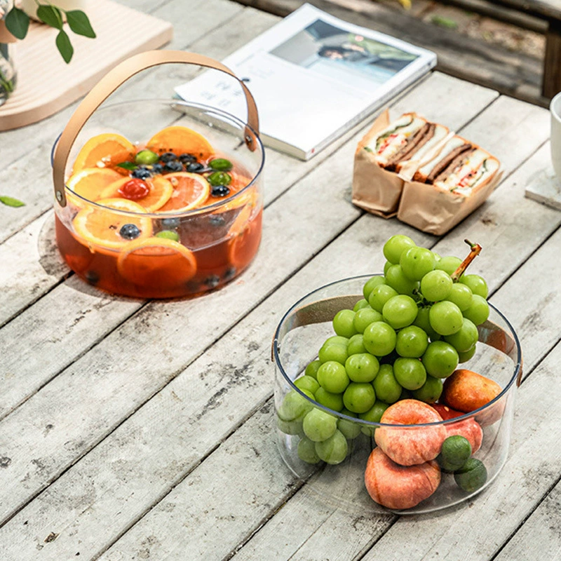 Ручная корзина для фруктов на стол, ведерко со льдом для домашнего использования, популярная в сети