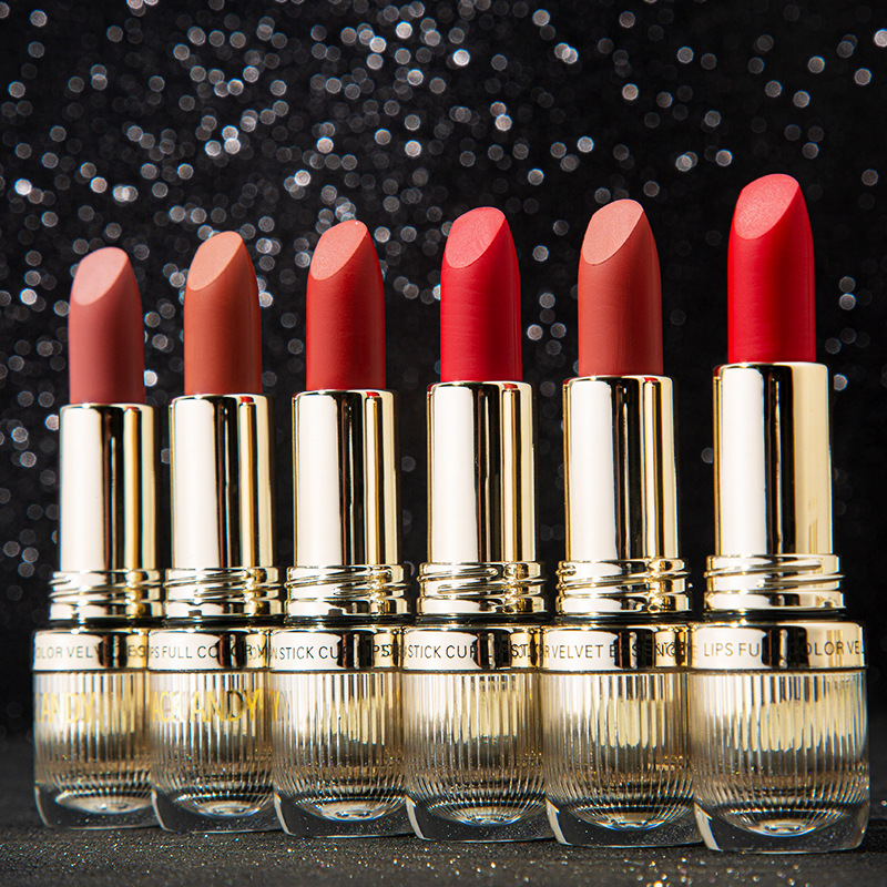 玛可安迪丝绒精华不沾杯口红抖音快手一件代发