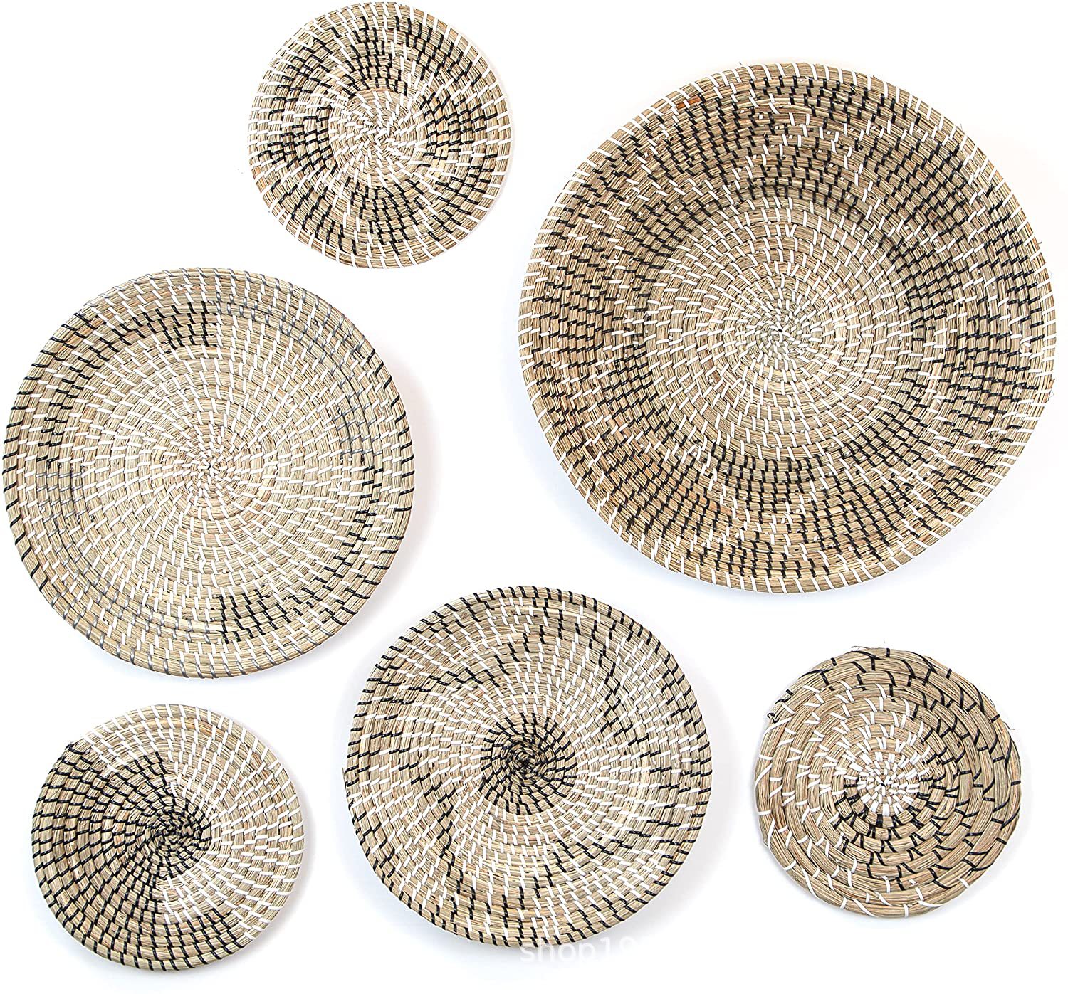 Hot-selling straw woven wall hanging bas...