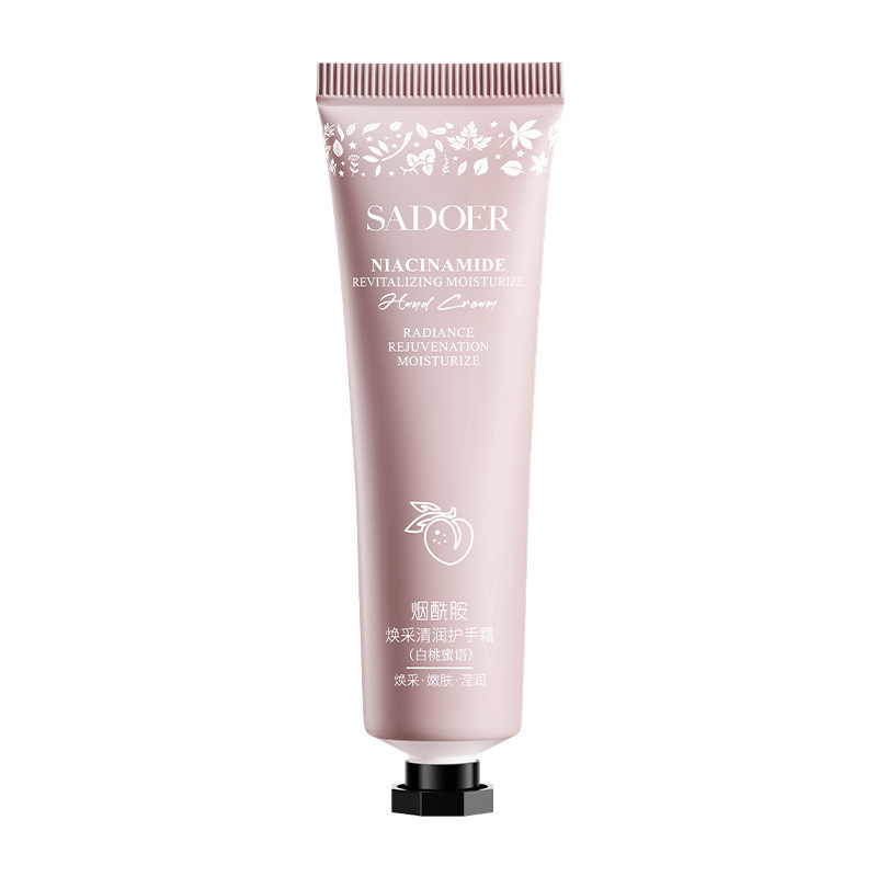 SADOER nicotinamida crema de manos humectante anti-agrietamiento crema de manos para el cuidado de la piel de otoño y invierno, pequeña rama de alto valor al por mayor