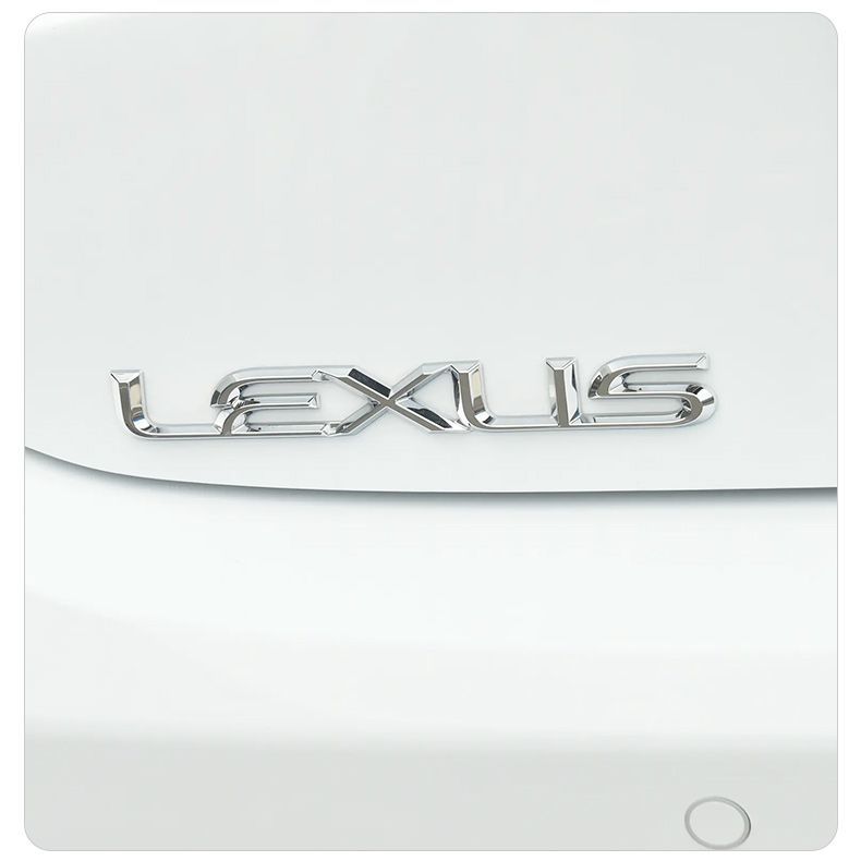 Suitable for Lexus ES260 ES200 car emblem, 300h modification, ES260 rear emblem decoration, metal letter stickers