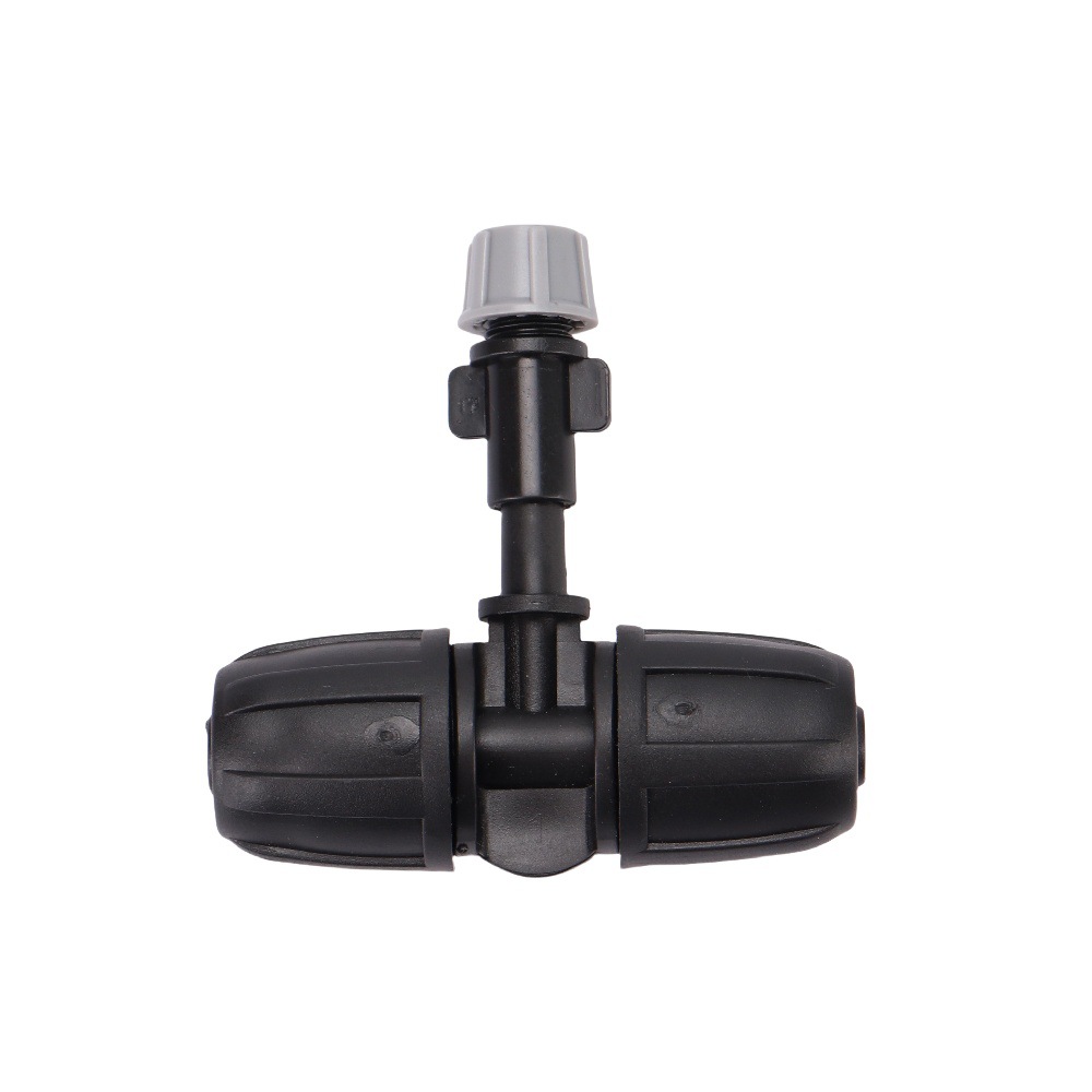 Riego de jardín aspersor de atomización gris sistema de riego por goteo de patio regador automático de flores rociador de polvo de enfriamiento micro aspersor