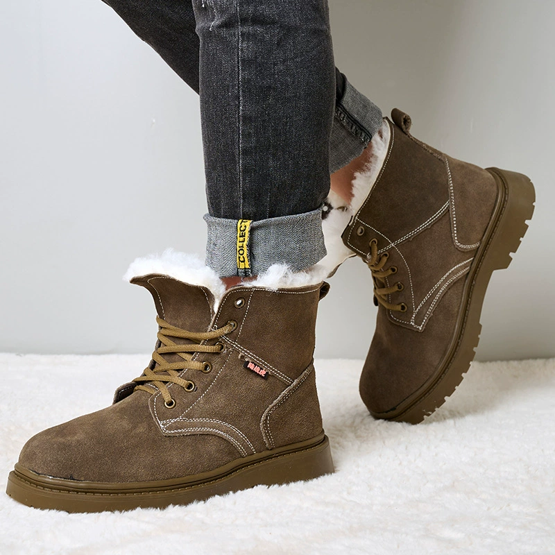 Winter keep warm boots for leisure, 2024 years, mid-length