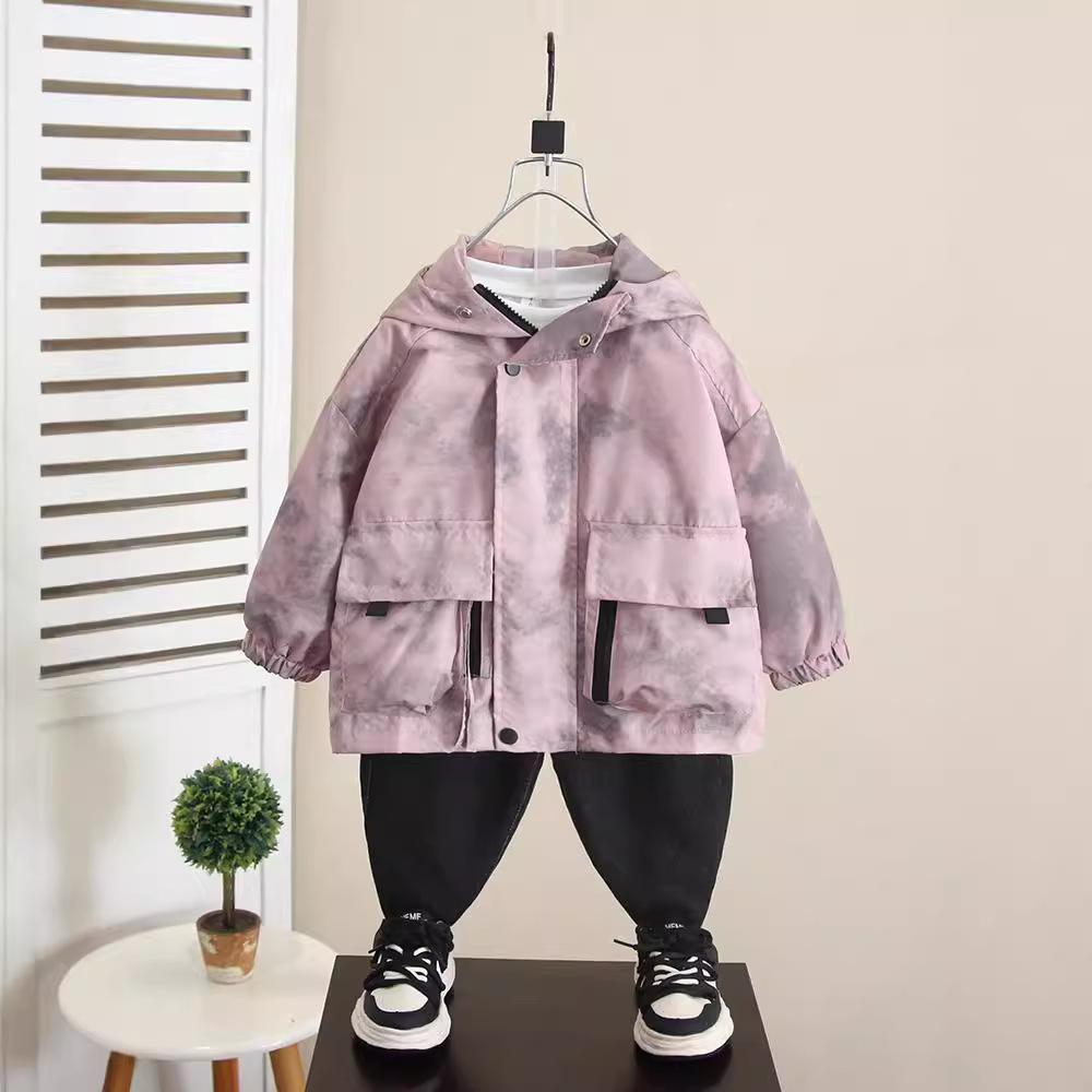 6301 Chaqueta de herramientas de moda hermosa de moda de moda de otoño para niños de moda de otoño de moda de otoño de bebé de nuevo estilo de primavera y otoño