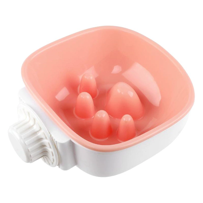 Оригинальная подвесная клетка для домашних животных, миска против удушья, миска для кормления кошек, маленькая и средняя собака, креативная пластиковая миска для собак, товары для домашних животных, оптовая продажа